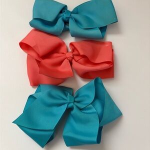 Colorful Kids Hair Bow Set